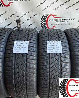 4 PNEUMATICI 225/50 R17 PIRELLI INVERNALI