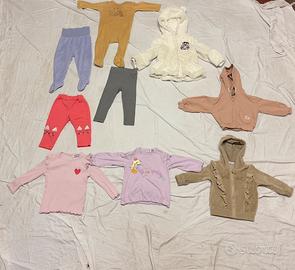 Abbigliamento inverno/primavera bimba 12-18 mesi