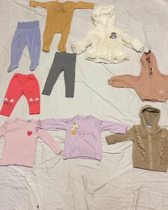 Abbigliamento inverno/primavera bimba 12-18 mesi