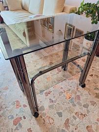 tavolino porta TV e  stereo vintage