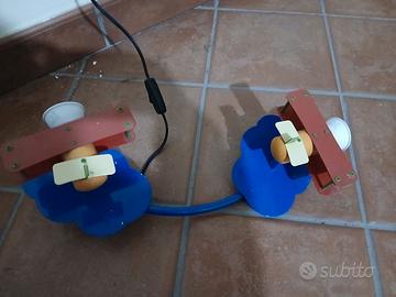 lampadario con aeroplanini 