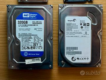 2 Hard Disk HDD in buone condizioni