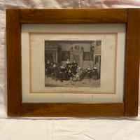 Piccola stampa ‘800 incorniciata