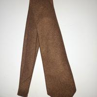 Cravatta Sartoria Città della Pieve marrone in la