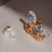 Ciuccio e cavallino in cristallo