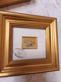 quadretti con foglio oro edizione limitata