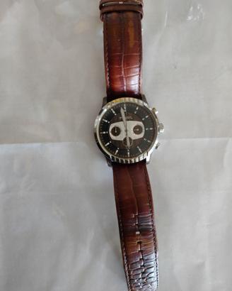 Orologio Fossil con cinturino in pelle marrone