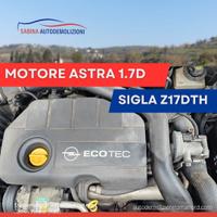 z17dth motore opel astra 1.7 d