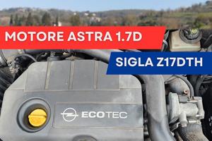 z17dth motore opel astra 1.7 d