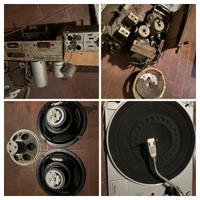 Lotto componenti e ricambi radio giradischi ampli