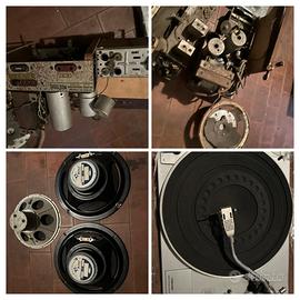 Lotto componenti e ricambi radio giradischi ampli