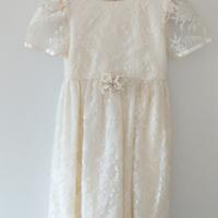 vestina bimba cerimonia  9/10 anni 