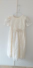 vestina bimba cerimonia  9/10 anni 