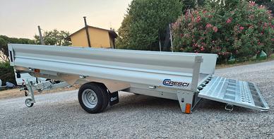 CARRELLO RIMORCHIO CRESCI PT15L BASCULANTE CON RAM