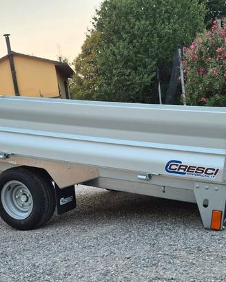 CARRELLO RIMORCHIO CRESCI PT15L BASCULANTE CON RAM