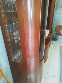 parete attrezzata in ciliegio 