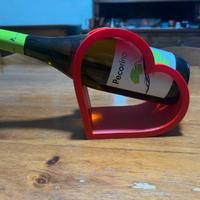 Portabottiglie a forma di cuore