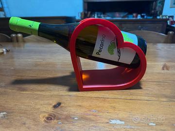 Portabottiglie a forma di cuore