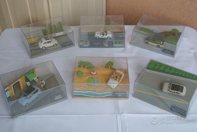 6 Automodelli FIAT 500 Storiche - scala 1:43