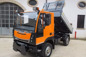 AEBI Bucher BU 200 BSI 75 Ql ribaltabile 4x4 PATEN