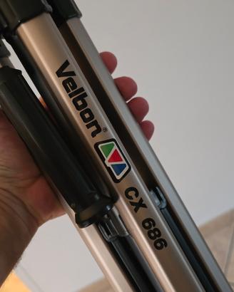 Treppiede Velbon CX686 testa fluida
