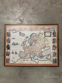 Quadro in puzzle con cornice vintage