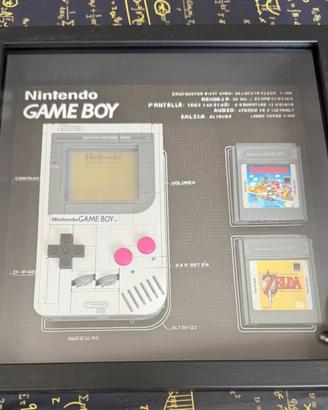 Vetrina Display Case Game Boy Nintendo Lego