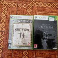 Oblivion e Skyrim Xbox360 (leggere attentamente)