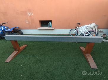 trave artigianale ginnastica artistica 