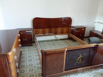 Camera da letto artigianale in radica