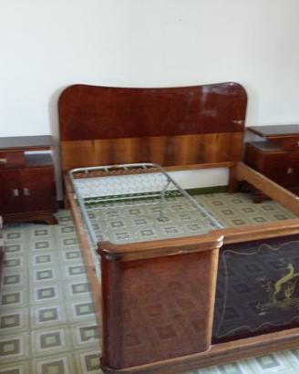 Camera da letto artigianale in radica