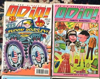 Fumetti Peter Bagge serie Odio 1,2,3 vintage humor