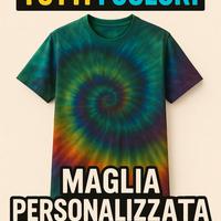 maglia personalizzata colore a scelta e immagine 
