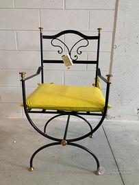 Nuova Poltroncina Ruggiano da esterno in metallo