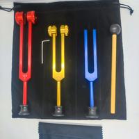 Set 3 Diapasoni Colorati 128, 256, 512 Hz