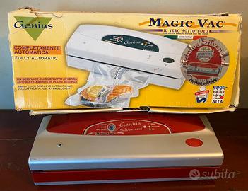 Magic Vac Genius silver/red macchina sottovuoto