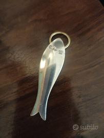 ciondolo pesce argento ed oro pomellato edizione l