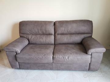 Divano 3 Posti Ecopelle 186x95