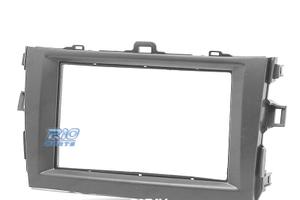 CORNICE NERA RADIO 2-DIN PER TOYOTA COROLLA 07-13
