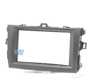 CORNICE NERA RADIO 2-DIN PER TOYOTA COROLLA 07-13