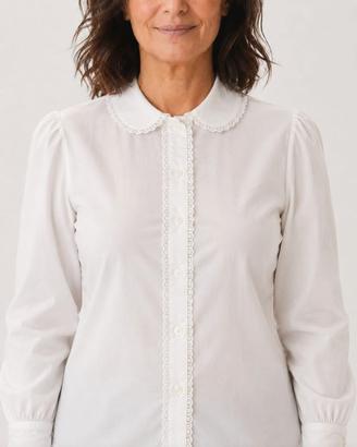 Camicia Luisa Spagnoli Bianca Cotone Tg. 46