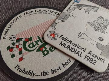 VECCHI SOTTOBICCHIERI BIRRA CAMPIONATI MONDIALI 