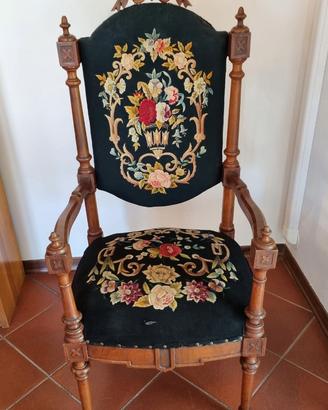 Raffinata ed esclusiva poltrona c.1890