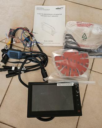 Monitor per trattori camion per telecamera angoli