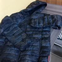 giubbotto ragazzo blu maculato 