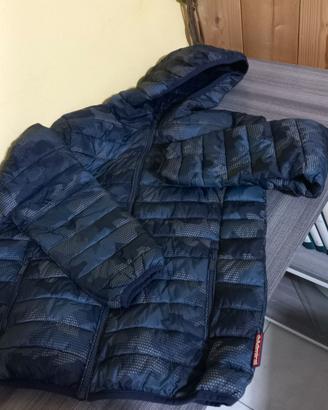 giubbotto ragazzo blu maculato 
