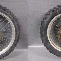 COPPIA RUOTE YAMAHA YZ anni 90 21 19