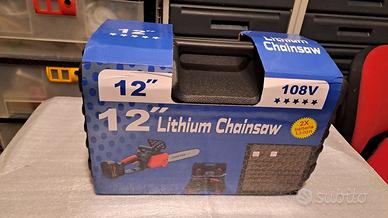 Sega a catena a batteria  lama 12 pollici