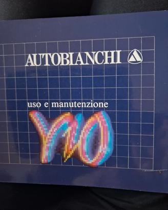 Libretto uso e man.Autobianchi Y10