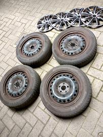 4 cerchi in ferro per C-MAX - gomme 205/55